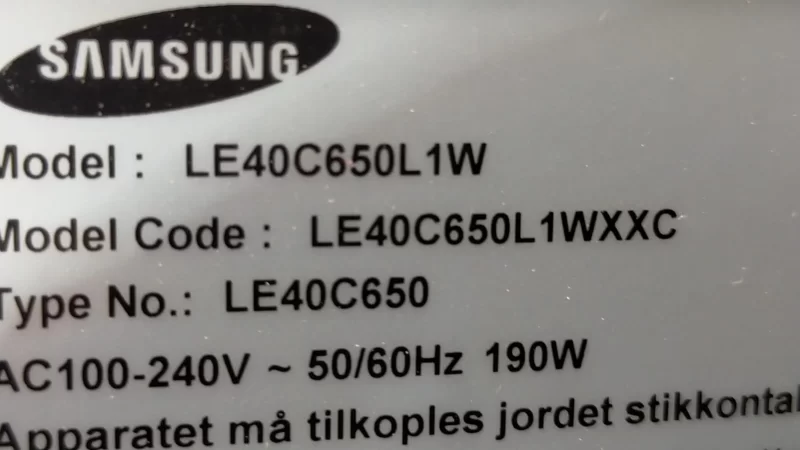 S120APM4C4LVO.4 ,Samsung LE40C6501W T-CON