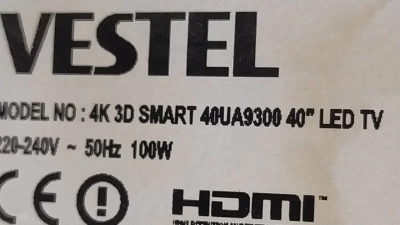 14Y_J1FU13TMGC4LV0 , VESTEL 40UA9300 T-CON KARTI