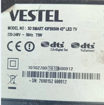 17ıps71, 27690158, 23326040, Vestel 43fb8500 Power, Besleme