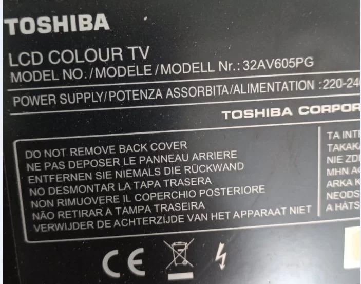 078G01201M TOSHIBA 32av603pg HOPARLÖR