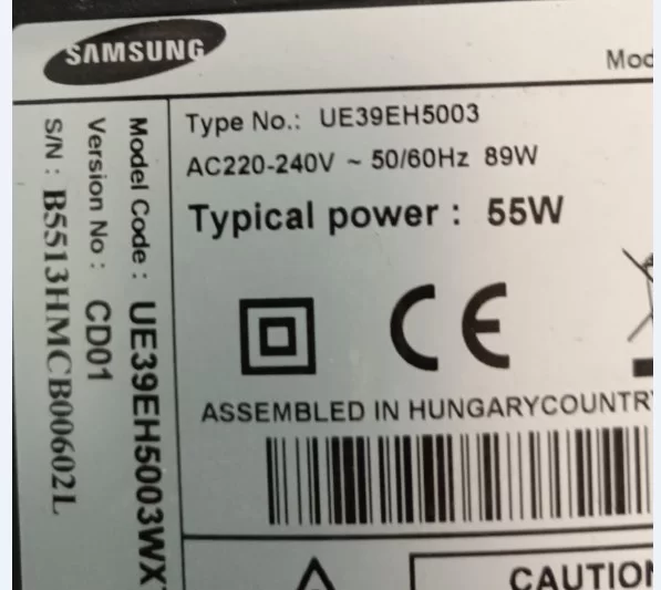 Bn44-00496b, Samsung Ue39eh5003 , Besleme, Power Board