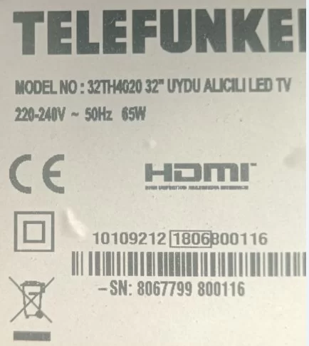 17mb140, 23501478,2806783, 10109212, Telefunken  32th4020  Ana Kart