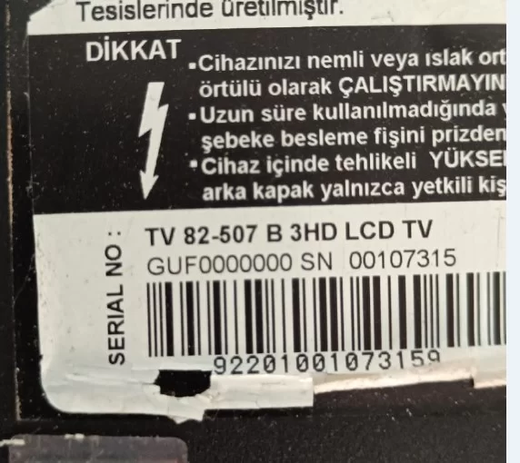 Yrq190r-7, Guf  Gzz, Arçelik Tv 82-507 B Mainboard, Anakart