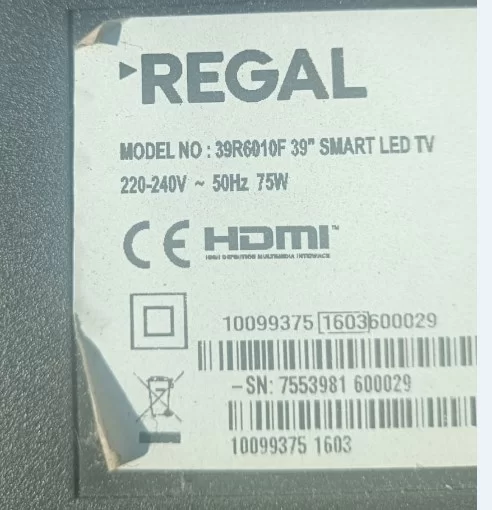 17TK151R3, Regal 39r6010 Tuş Takımı