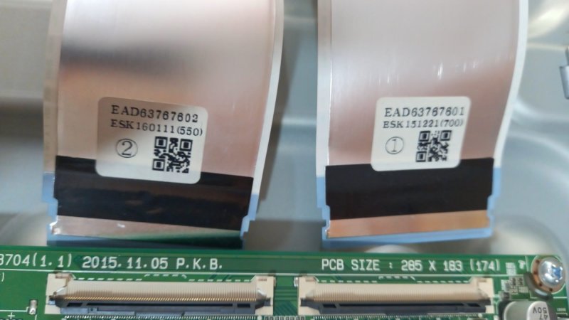 lg 49uh850v lvds kablo   EAD63767601, EAD63767602 LVDS KABLO