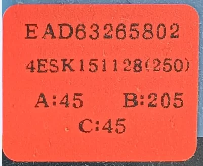 Ead63265802, 43lh570v Lvds Kablo