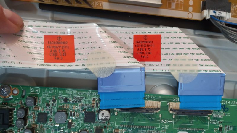 LG 50LF650V EAD62593902 EAD62593901 FLEX LVDS KABLO