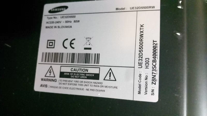 Bn44-00460a, Samsung Ue32d6500 Power,  Besleme