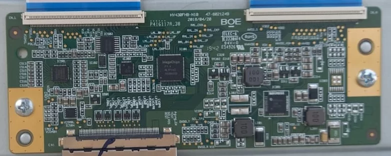 HV430FHB-N10  Arçelik  A43L69455B T-con Board