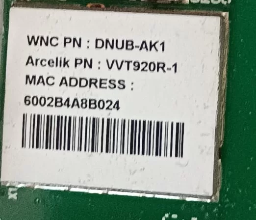 Vvt920r-1, Beko B50-Lb-9336 Wifi Bluetooth Board