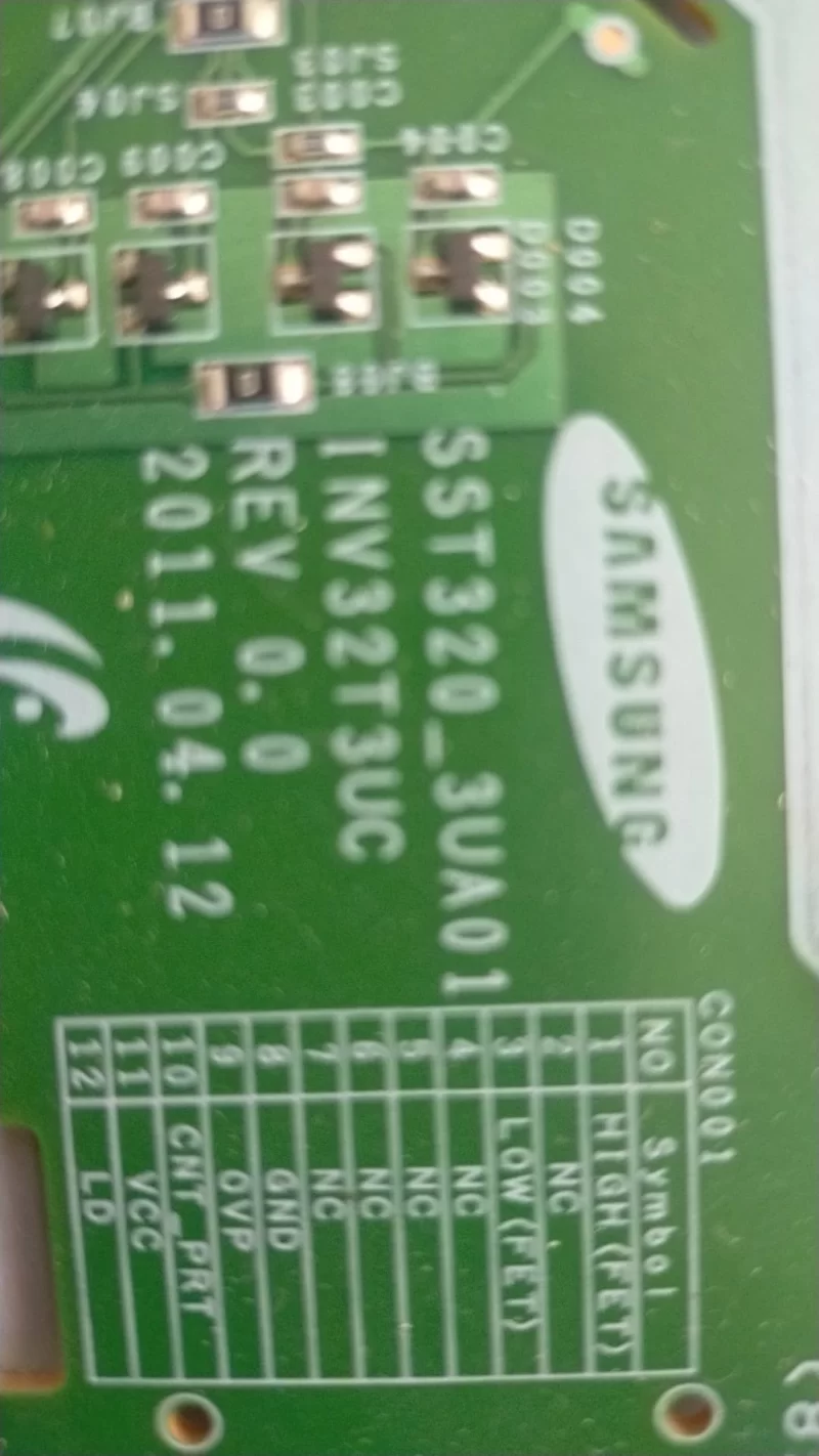 SST320_3UA01 Samsung  LE32E420E2W İnverter Board 