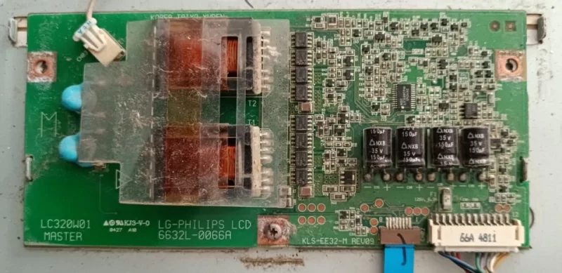 6632l-0066a Master , 6632l-0067a Slave , Kls-Ee32-M Rev09 , Lg Rz-32lz50  Inverter Board