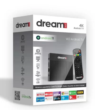 Dreamstar W2 4K Ultra HD Android TV Box IPTV