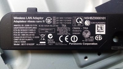 Panasonic N5HBZ0000101 WİFİ  Modülü 