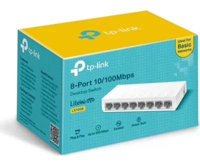 Tp-Link Ls1008 8-Port 10/100mbps İnternet Çoğaltıcı, Switch