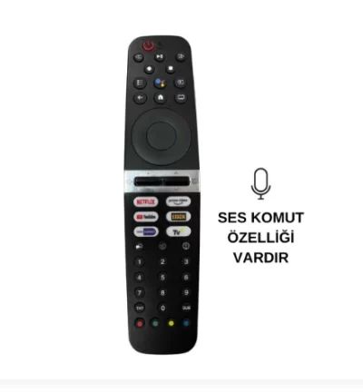 Arçelik-Beko-Grundıg Ses Komutlu Netflıx-Youtube-Beın-Exxen-Tv+ Kumandası