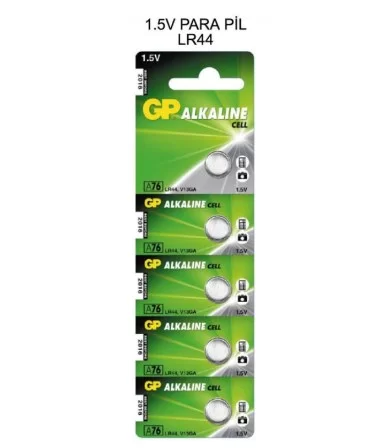 1,5v Para Pil Lr44 Alkalın V13ga 5'li Gpa76, Kumpas Pili